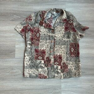 Vintage Short Sleeve Button Down
